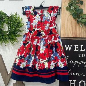 Janie and jack uptown darling floral dress size 3t